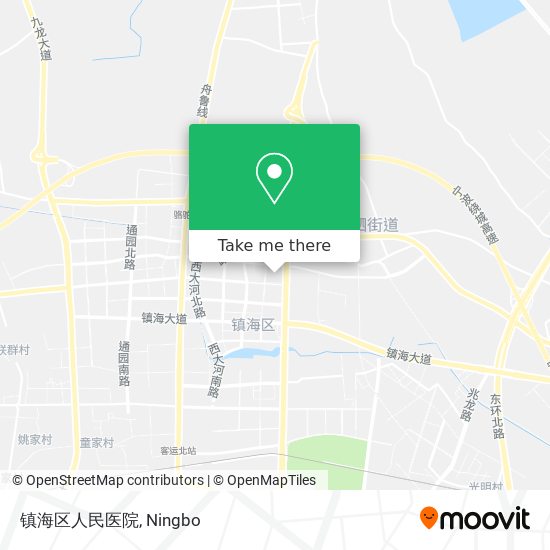 镇海区人民医院 map