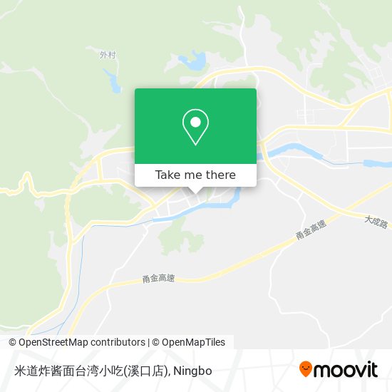 米道炸酱面台湾小吃(溪口店) map