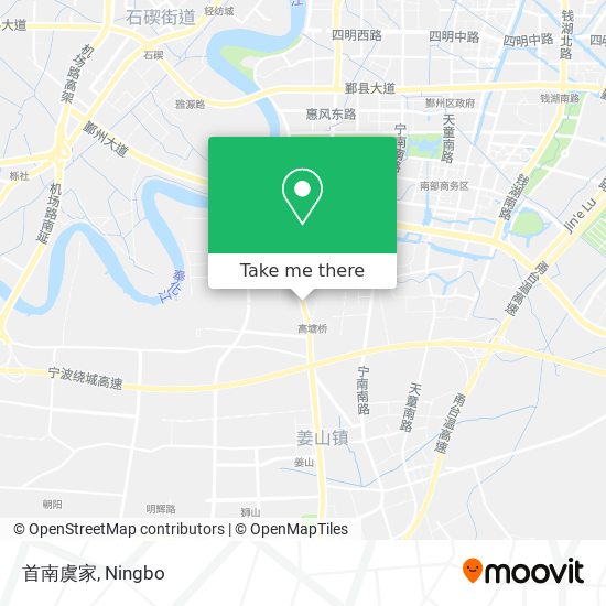 首南虞家 map
