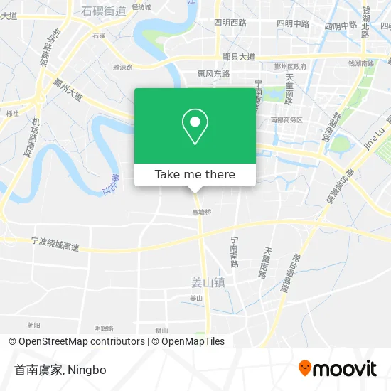 首南虞家 map
