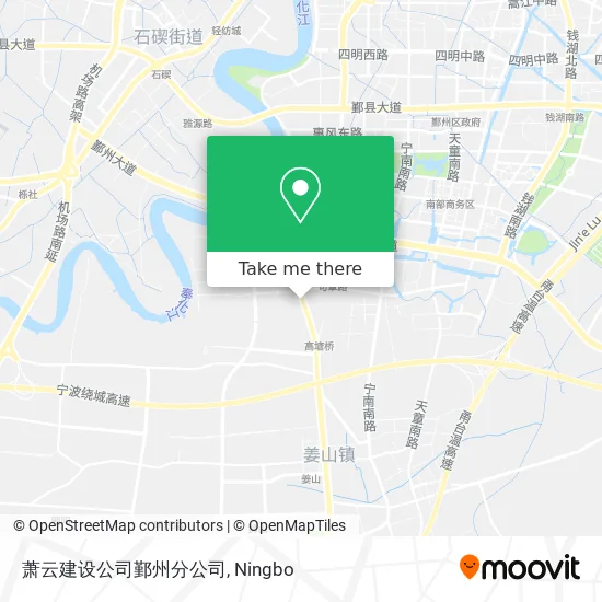萧云建设公司鄞州分公司 map