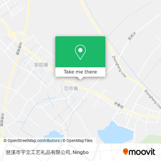 慈溪市宇立工艺礼品有限公司 map
