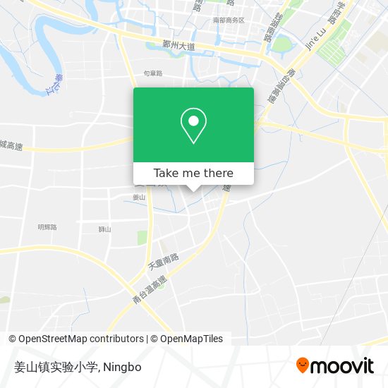 姜山镇实验小学 map