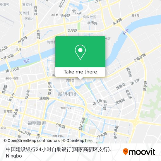 中国建设银行24小时自助银行(国家高新区支行) map