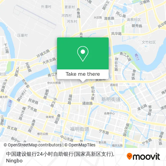 中国建设银行24小时自助银行(国家高新区支行) map