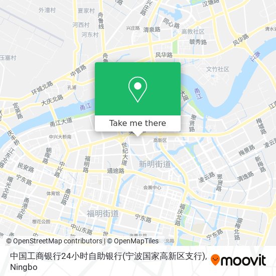 中国工商银行24小时自助银行(宁波国家高新区支行) map