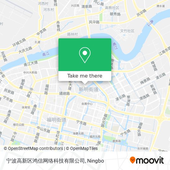 宁波高新区鸿信网络科技有限公司 map