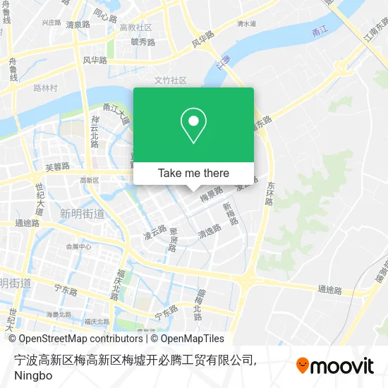 宁波高新区梅高新区梅墟开必腾工贸有限公司 map