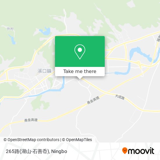 265路(湖山-石善岙) map