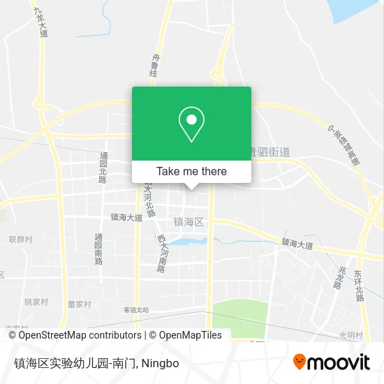 镇海区实验幼儿园-南门 map