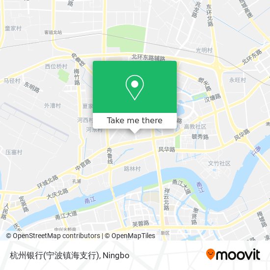杭州银行(宁波镇海支行) map