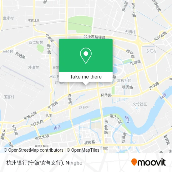 杭州银行(宁波镇海支行) map