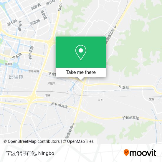 宁波华润石化 map