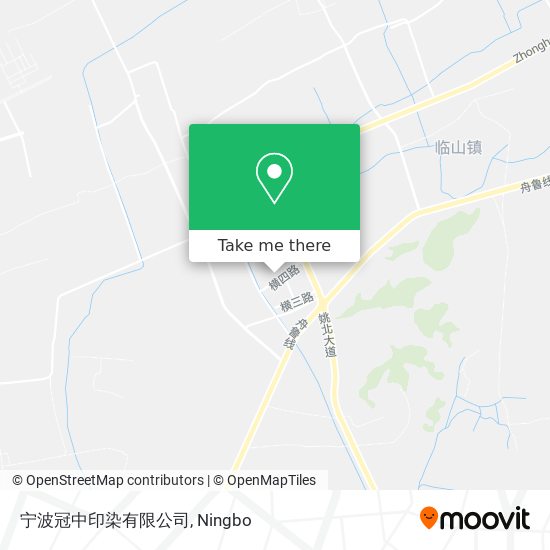 宁波冠中印染有限公司 map