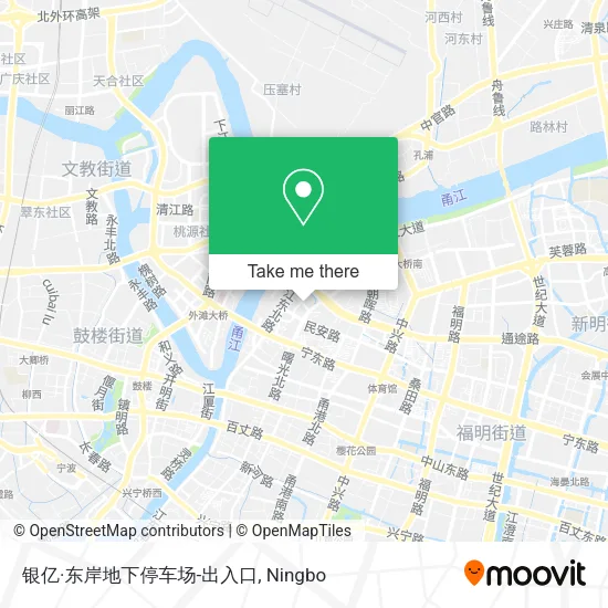 银亿·东岸地下停车场-出入口 map