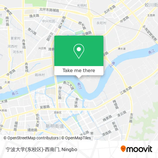 宁波大学(东校区)-西南门 map