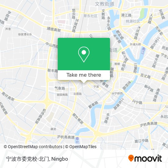 宁波市委党校-北门 map