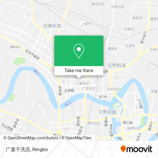 广厦干洗店 map