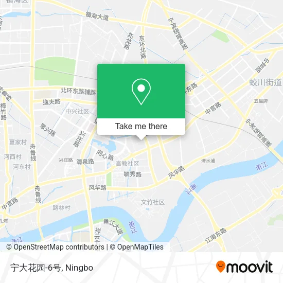 宁大花园-6号 map
