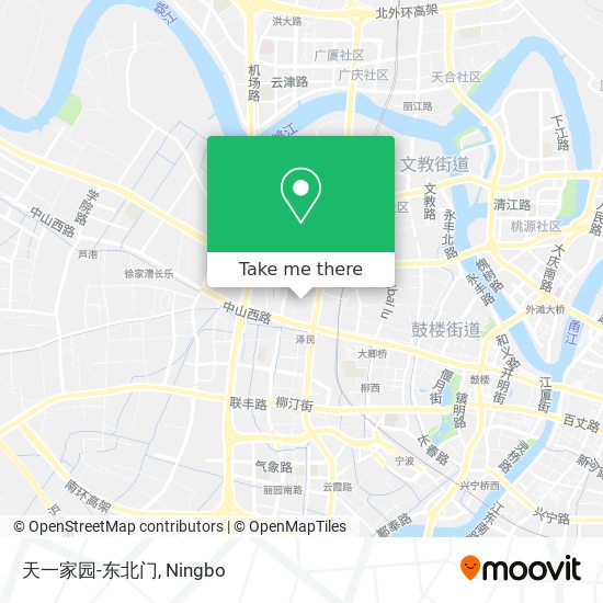天一家园-东北门 map