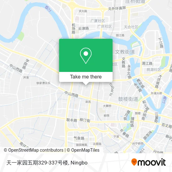天一家园五期329-337号楼 map