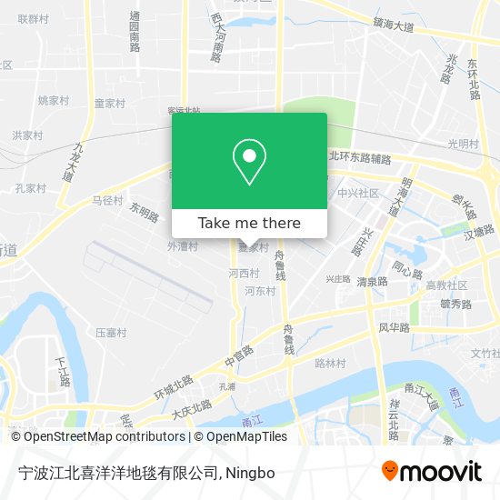 宁波江北喜洋洋地毯有限公司 map