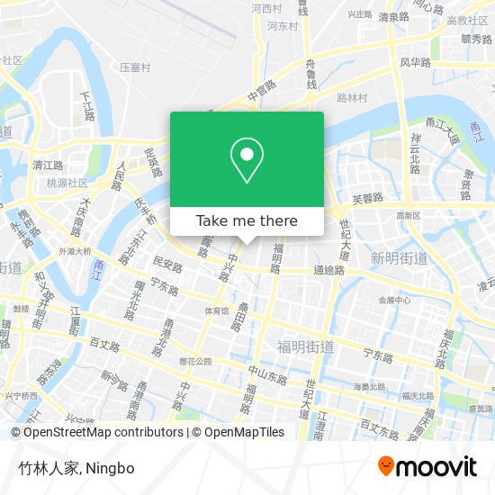 竹林人家 map