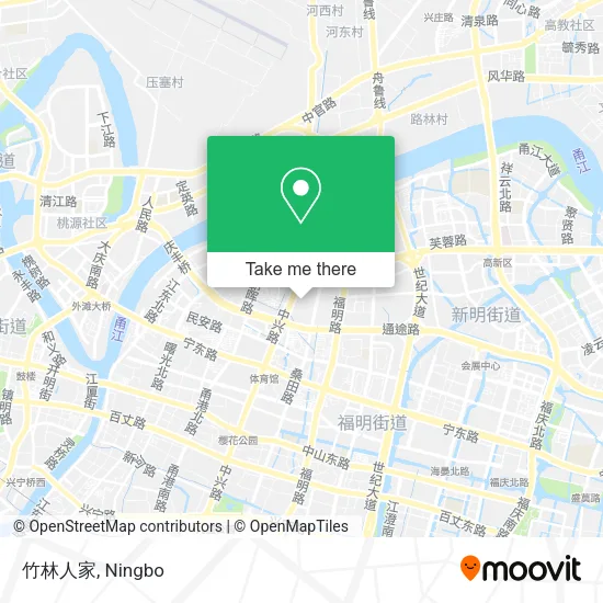 竹林人家 map
