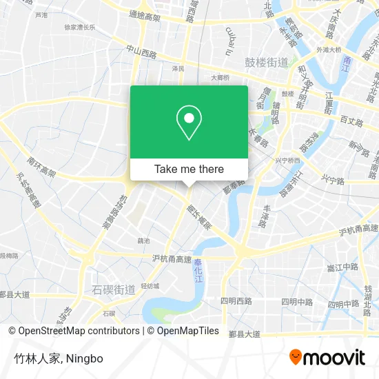 竹林人家 map