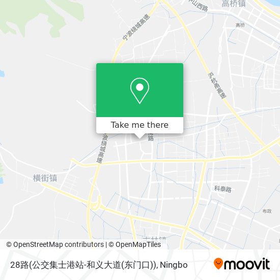 28路(公交集士港站-和义大道(东门口)) map