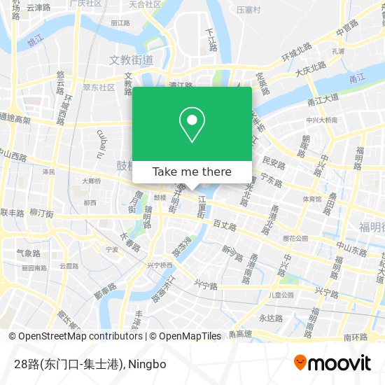 28路(东门口-集士港) map