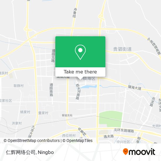 仁辉网络公司 map