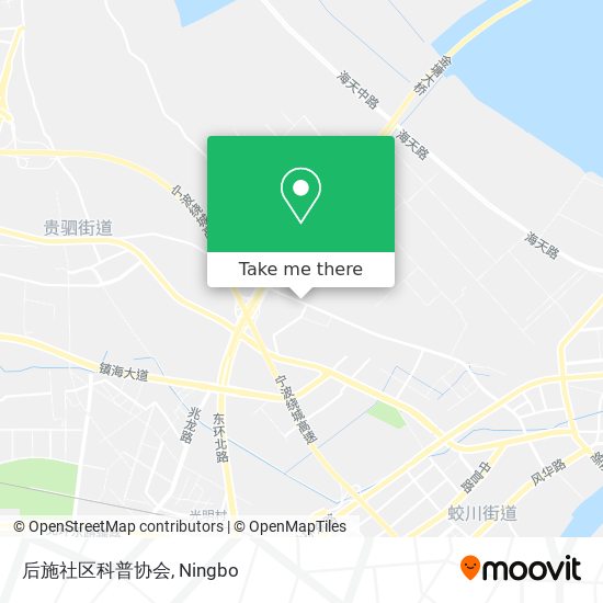 后施社区科普协会 map