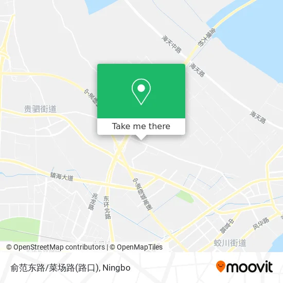 俞范东路/菜场路(路口) map