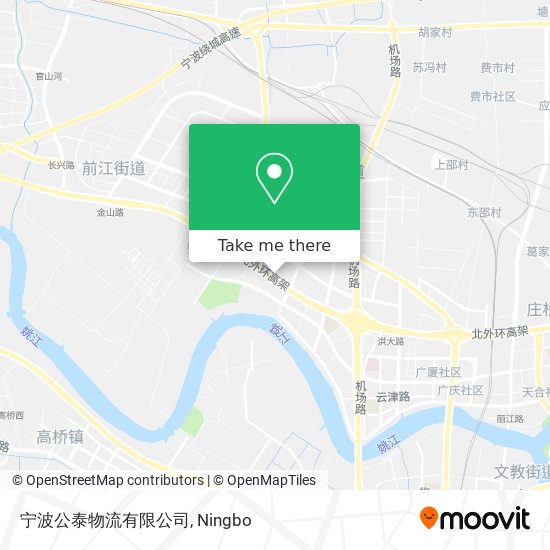 宁波公泰物流有限公司 map