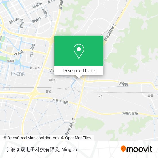 宁波众晟电子科技有限公 map