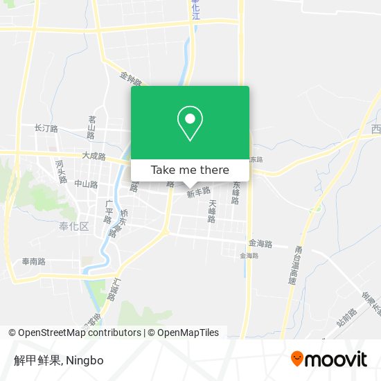 解甲鲜果 map