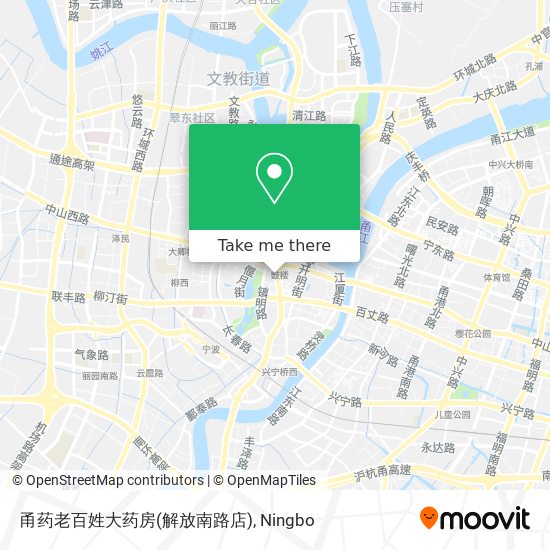 甬药老百姓大药房(解放南路店) map