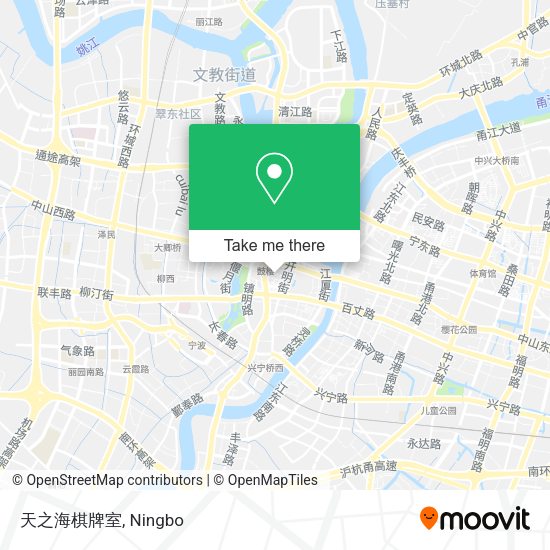 天之海棋牌室 map