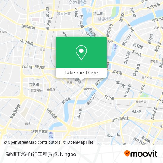 望湖市场-自行车租赁点 map