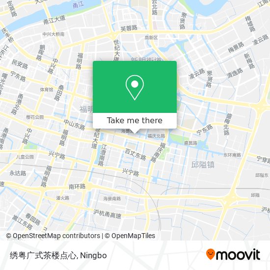 绣粤广式茶楼点心 map