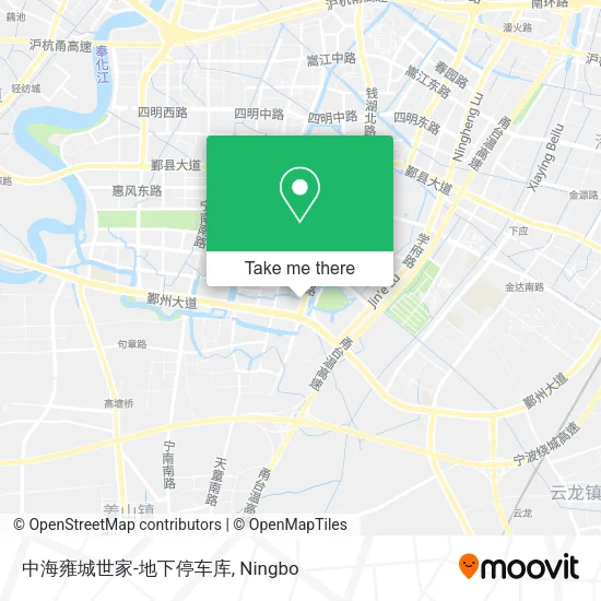 中海雍城世家-地下停车库 map