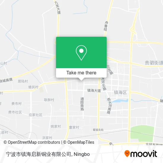 宁波市镇海启新铜业有限公司 map
