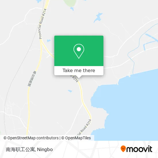 南海职工公寓 map