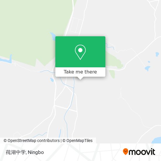 莼湖中学 map