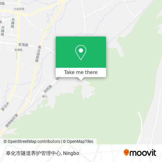 奉化市隧道养护管理中心 map