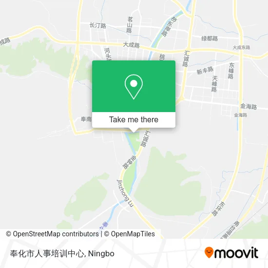 奉化市人事培训中心 map