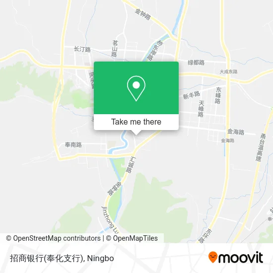 招商银行(奉化支行) map
