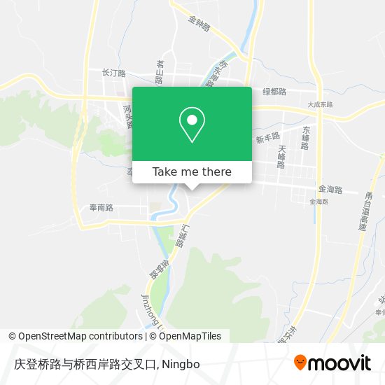 庆登桥路与桥西岸路交叉口 map