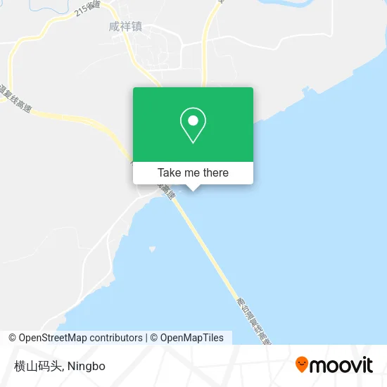 横山码头 map